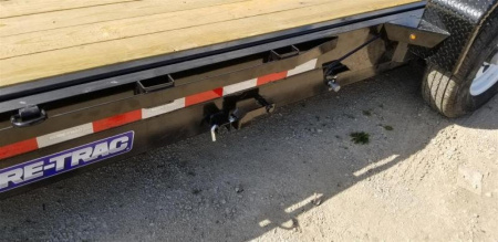 New 2024 SURE-TRAC 7x18+4 Equipment Trailer w/ Gravity Lock Valve