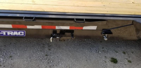 New 2024 SURE-TRAC 7x18+4 Equipment Trailer w/ Gravity Lock Valve