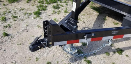 New 2024 SURE-TRAC 7x18+4 Equipment Trailer w/ Gravity Lock Valve