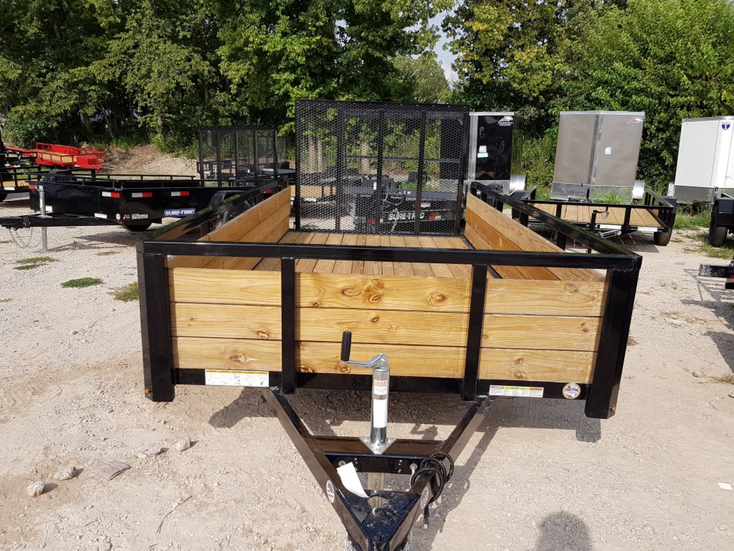 New 2025 Sure-Trac 6x12 3 Board High Side Trailer Utility Trailer