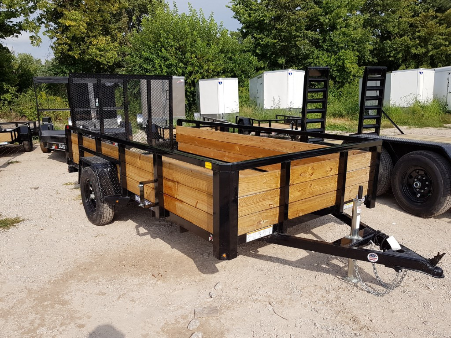 New 2025 Sure-Trac 6x12 3 Board High Side Trailer Utility Trailer