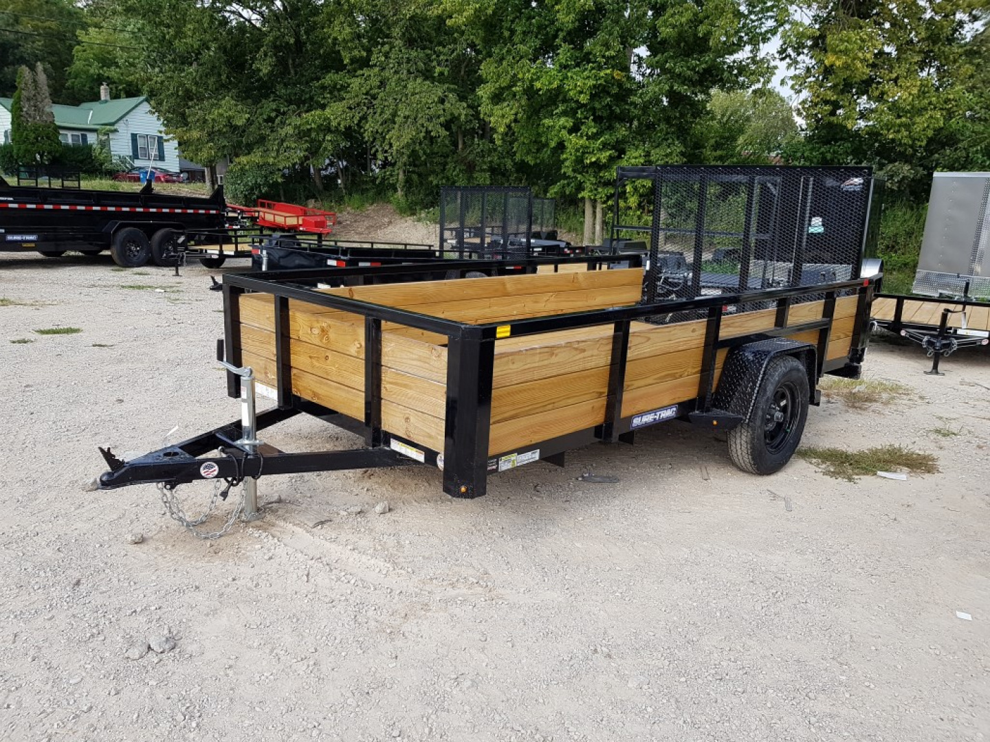 New 2025 Sure-Trac 6x12 3 Board High Side Trailer Utility Trailer