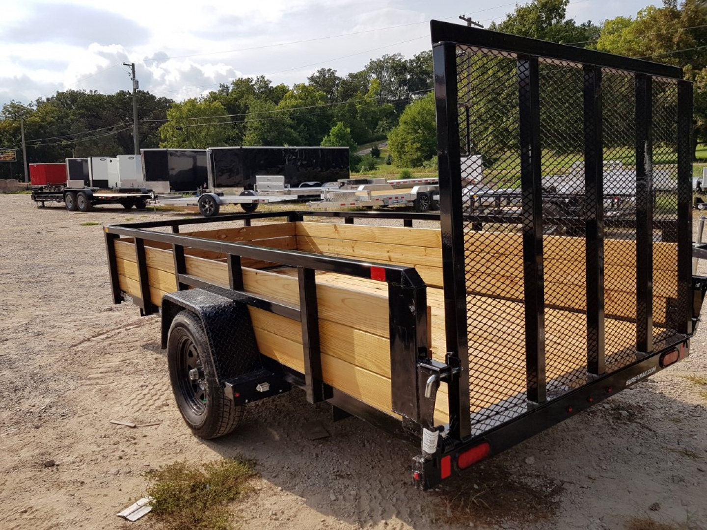 New 2025 Sure-Trac 6x12 3 Board High Side Trailer Utility Trailer