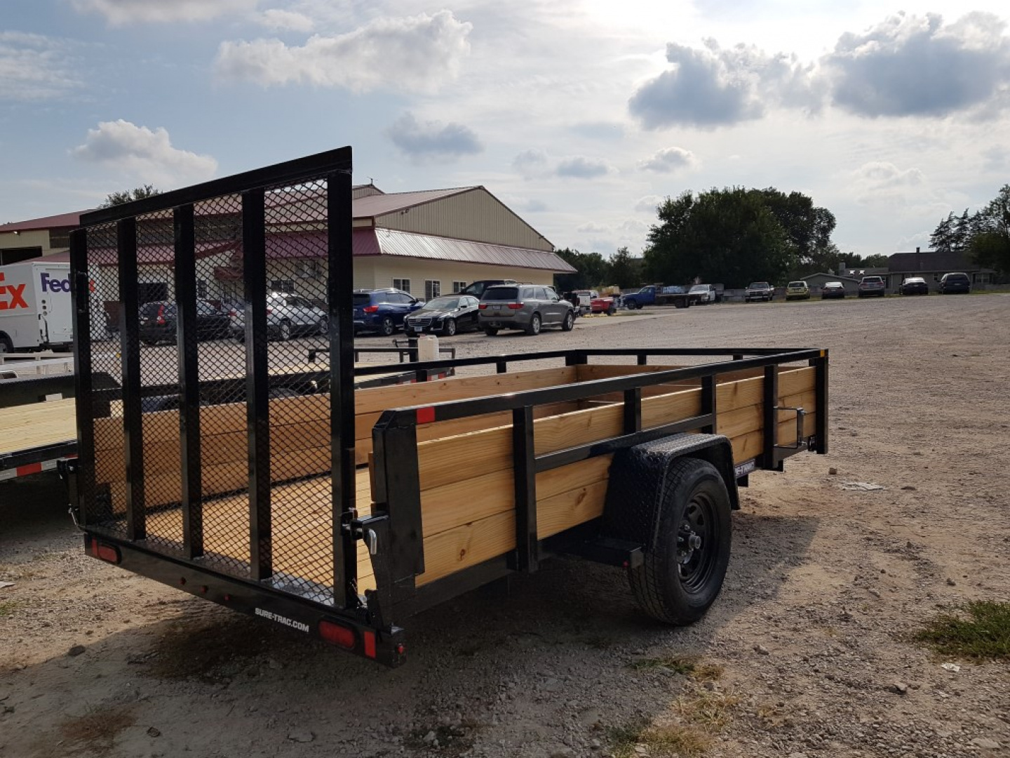 New 2025 Sure-Trac 6x12 3 Board High Side Trailer Utility Trailer