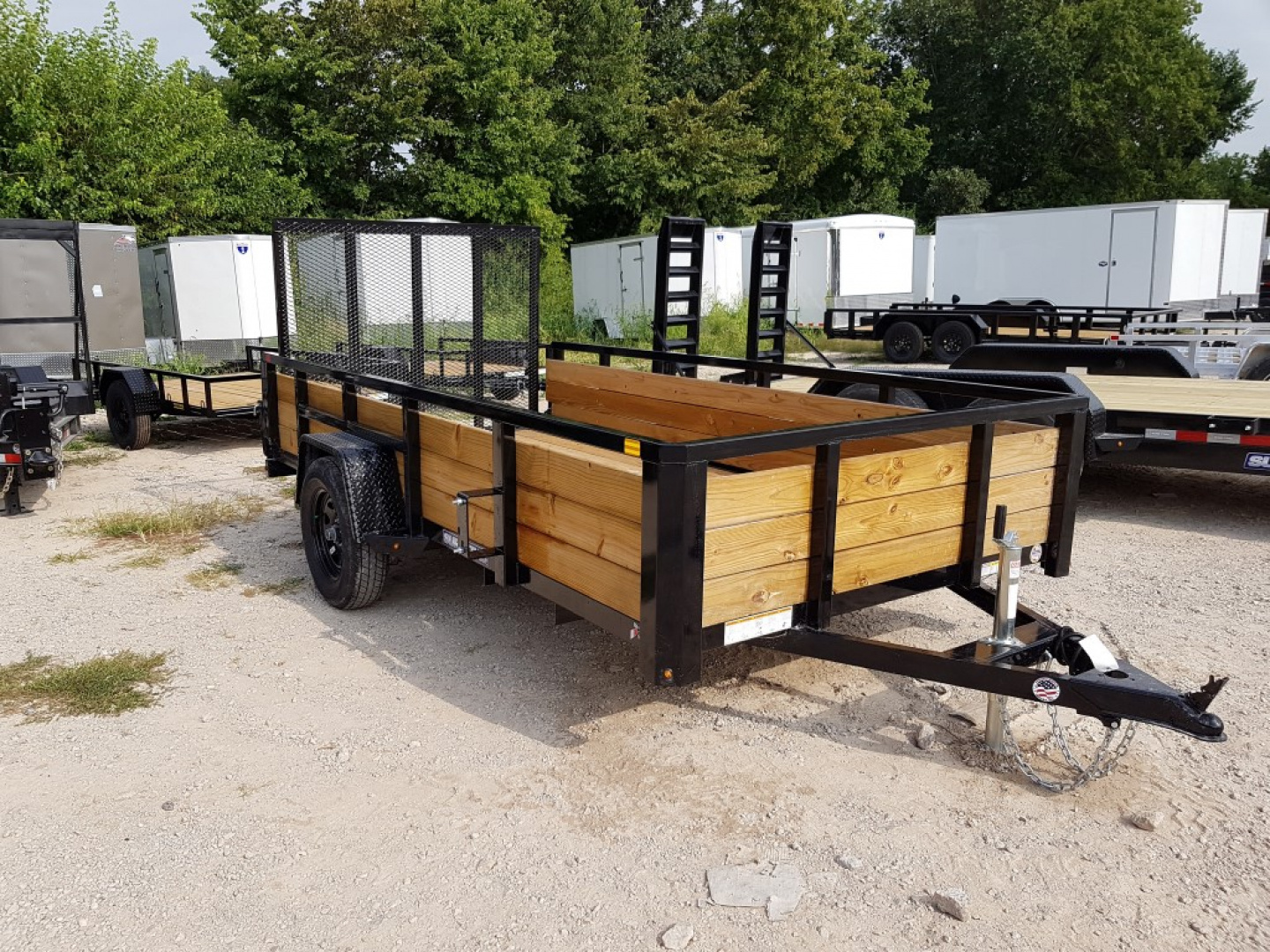 New 2025 Sure-Trac 6x12 3 Board High Side Trailer Utility Trailer
