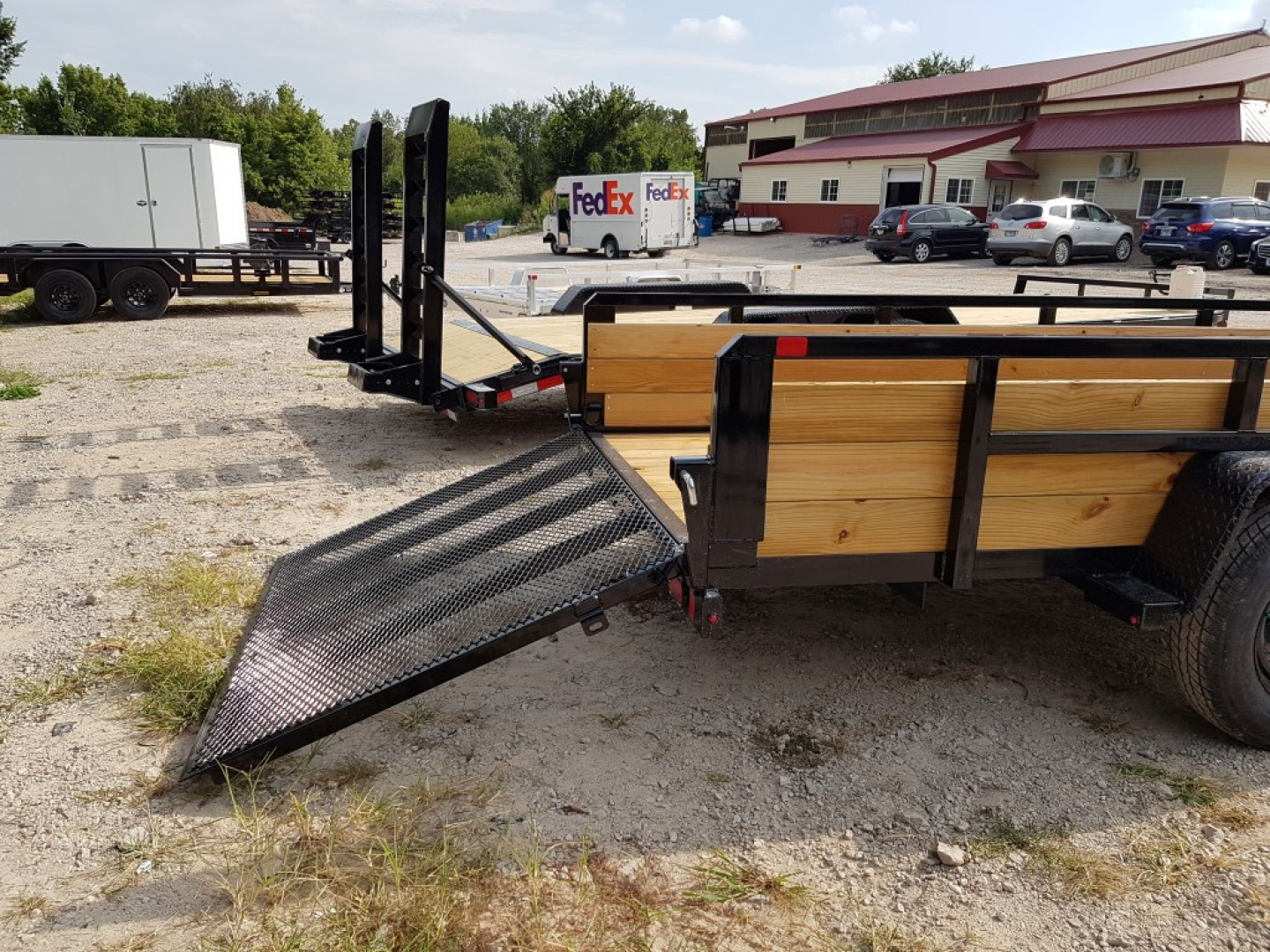 New 2025 Sure-Trac 6x12 3 Board High Side Trailer Utility Trailer