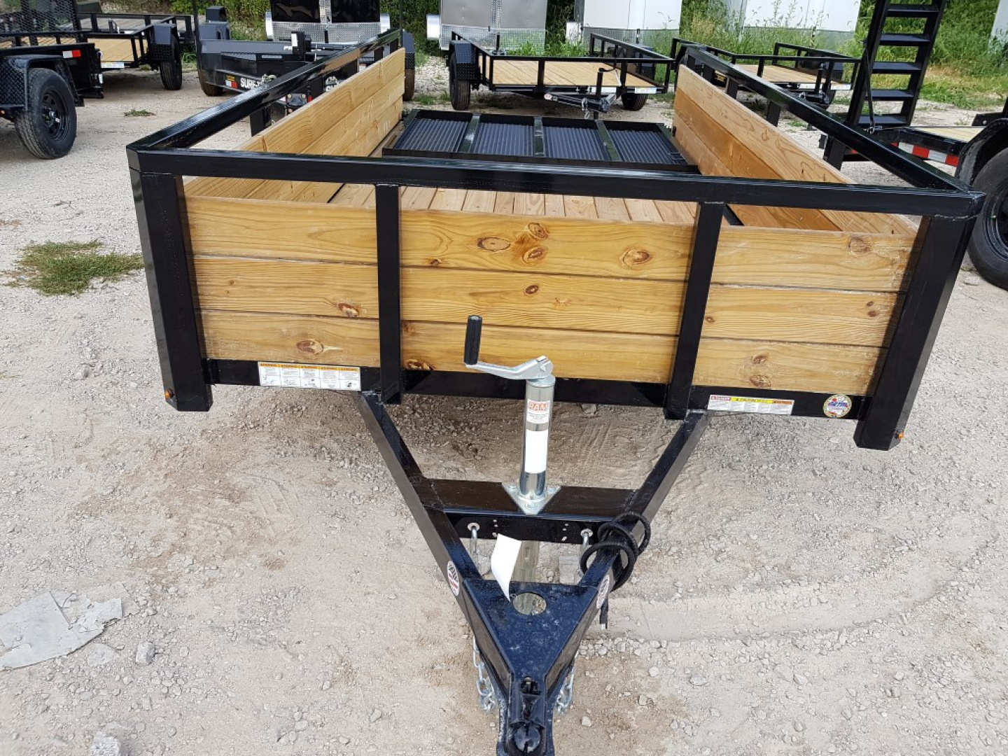 New 2025 Sure-Trac 6x12 3 Board High Side Trailer Utility Trailer