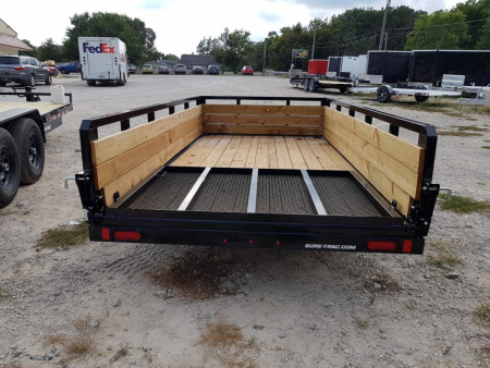 New 2025 Sure-Trac 6x12 3 Board High Side Trailer Utility Trailer