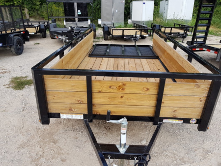 New 2025 Sure-Trac 6x12 3 Board High Side Trailer Utility Trailer