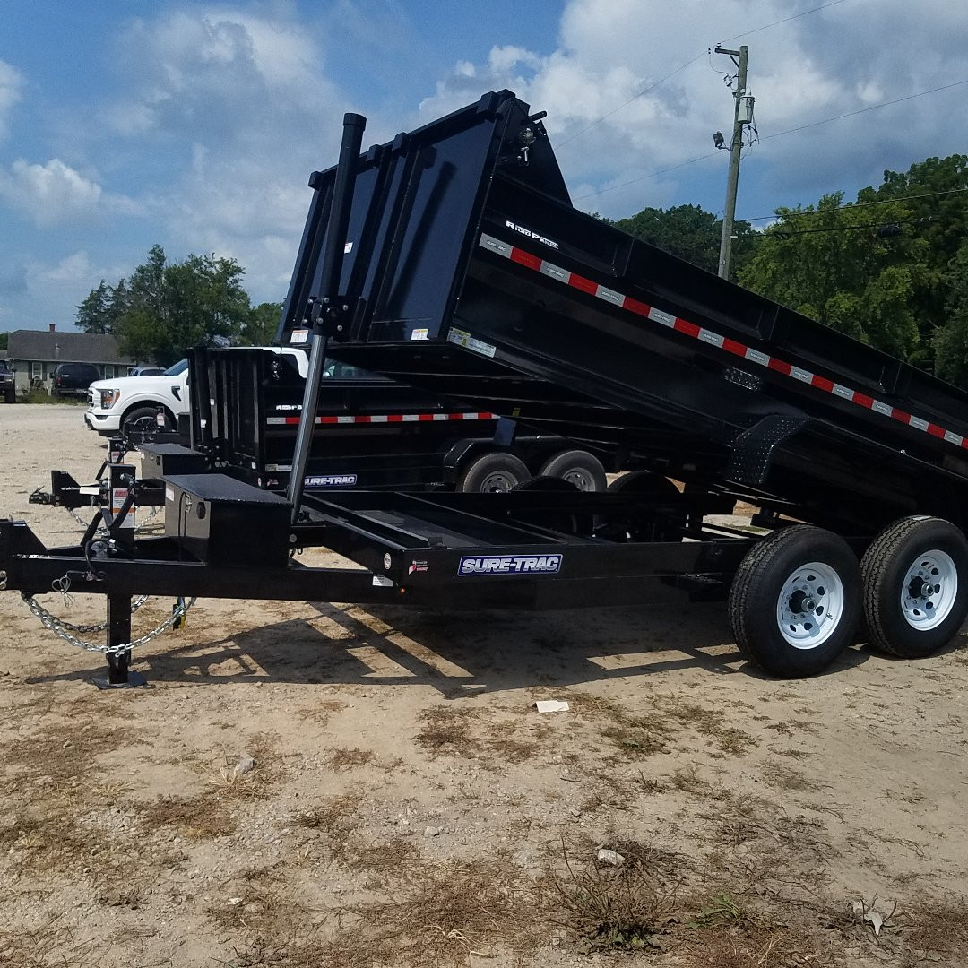 New 2025 SURE-TRAC 82x14 Telescopic Dump Trailer 14K