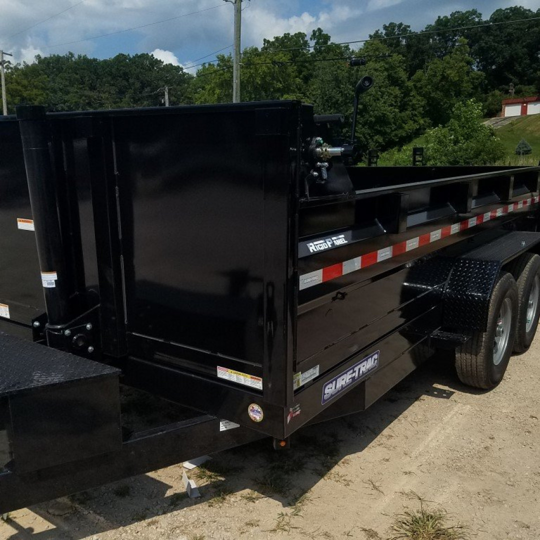 New 2025 SURE-TRAC 82x14 Telescopic Dump Trailer 14K