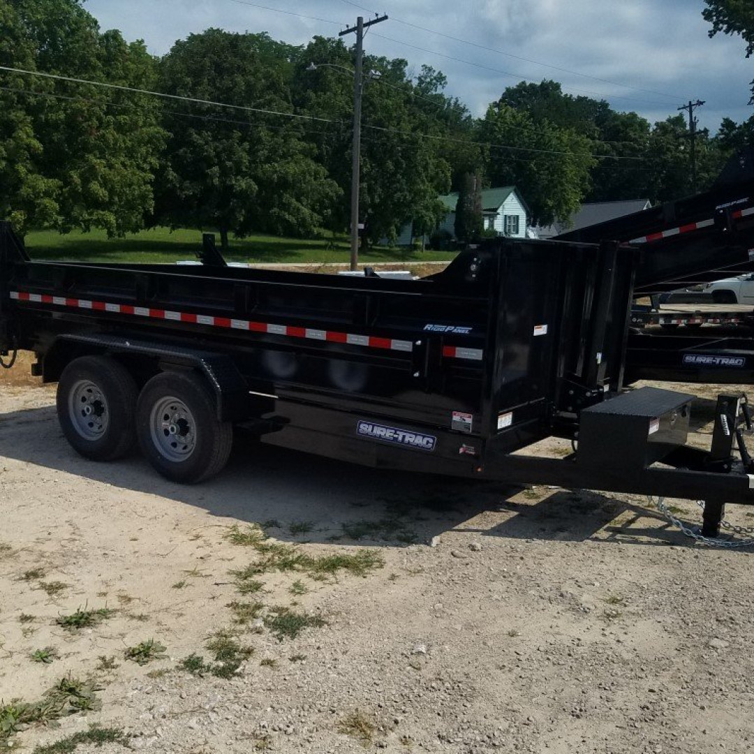 New 2025 SURE-TRAC 82x14 Telescopic Dump Trailer 14K
