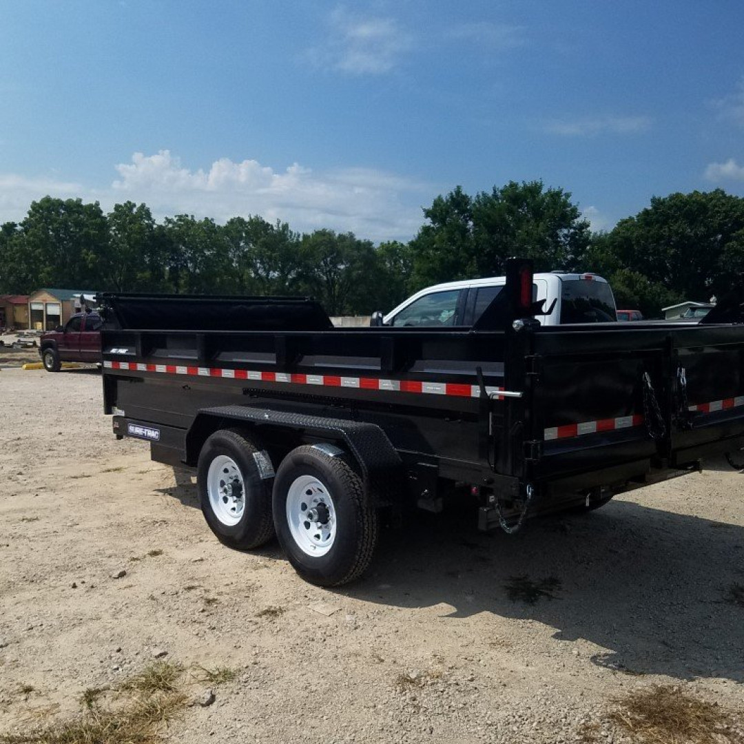 New 2025 SURE-TRAC 82x14 Telescopic Dump Trailer 14K