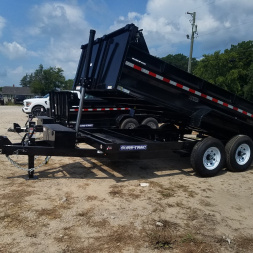 New 2025 SURE-TRAC 82x14 Telescopic Dump Trailer 14K