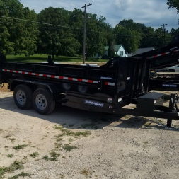 New 2025 SURE-TRAC 82x14 Telescopic Dump Trailer 14K