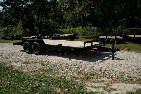 New 2025 MEB 7x22 Open Deck Auto Hauler Car / Racing Trailer