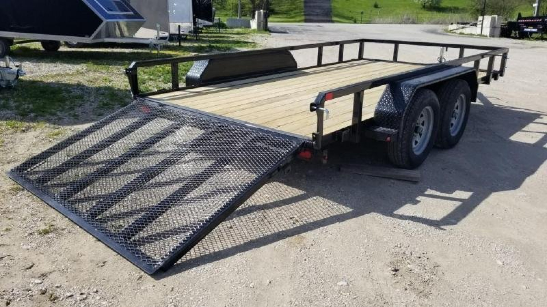 New 2024 Sure-Trac 7x14 Tube Top Utility Trailer w/Gate 7k