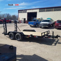 New 2025 OTHER MEB 7x14 Implement 10K Equipment Trailer