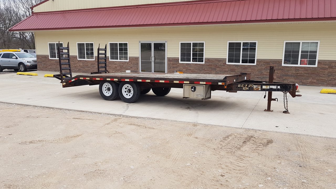 Used 2011 Doolittle Trailer Mfg 20+3 Doolittle Brute force Deckover Trailer