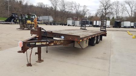 Used 2011 Doolittle Trailer Mfg 20+3 Doolittle Brute force Deckover Trailer