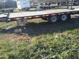 Used 2011 Doolittle Trailer Mfg 20+3 Doolittle Brute force Deckover  Deckover Trailer