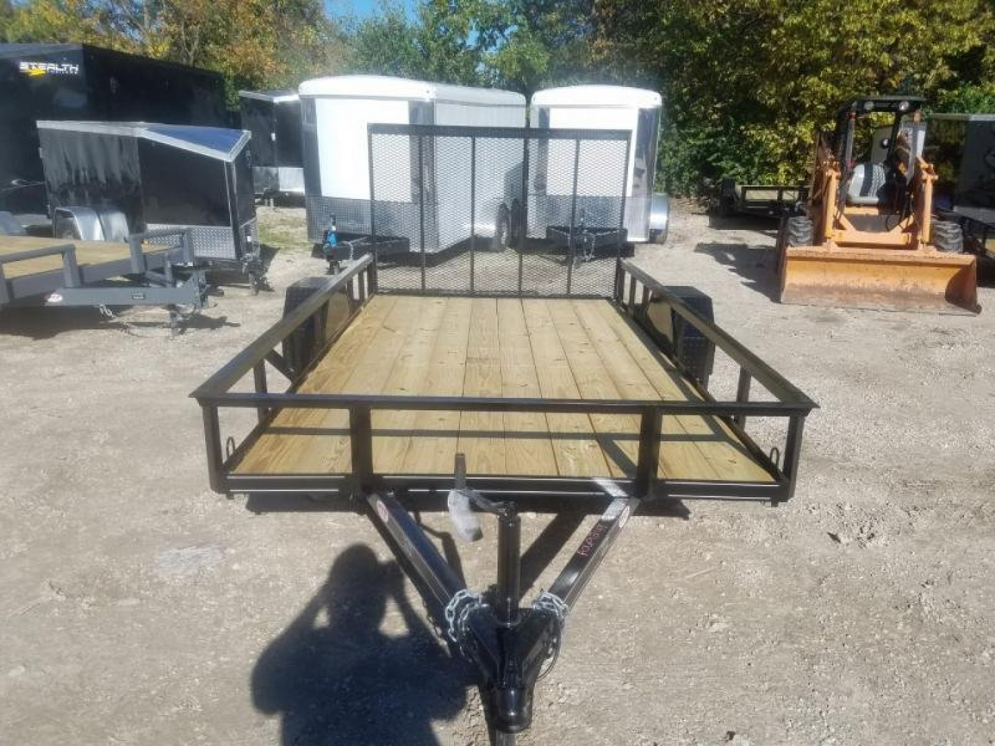 New 2025 MEB 6.4x12 Angle Iron Utility Trailer w/Gate Utility Trailer