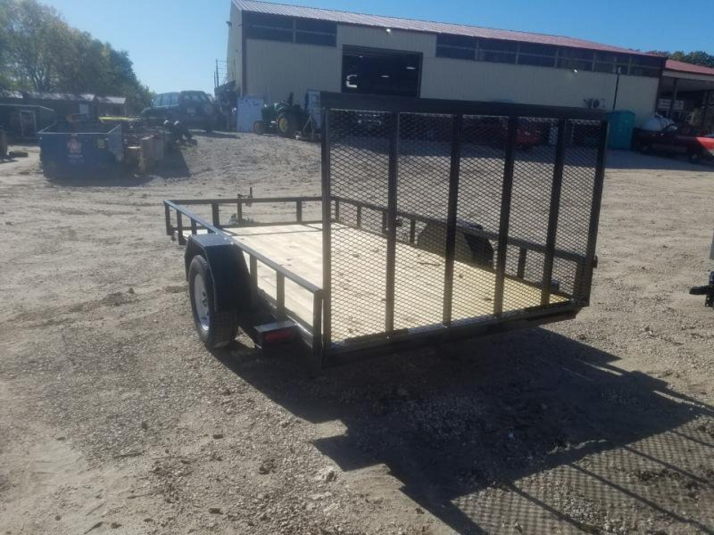 New 2025 MEB 6.4x12 Angle Iron Utility Trailer w/Gate Utility Trailer