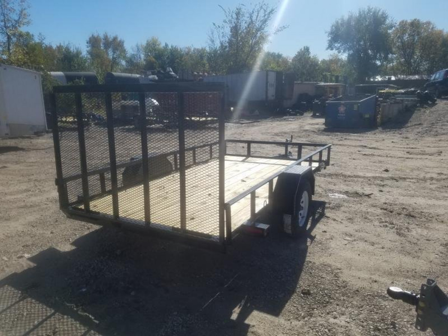 New 2025 MEB 6.4x12 Angle Iron Utility Trailer w/Gate Utility Trailer