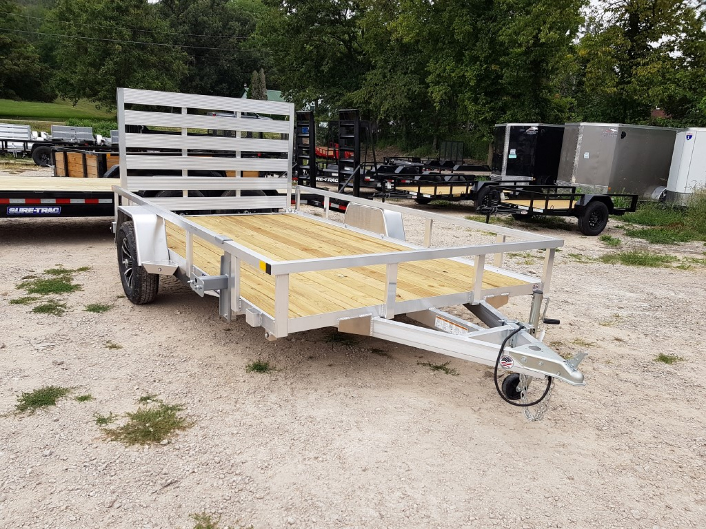 New 2023 Sure-Trac 7 X 12 Aluminum Tube Top 3K Idler