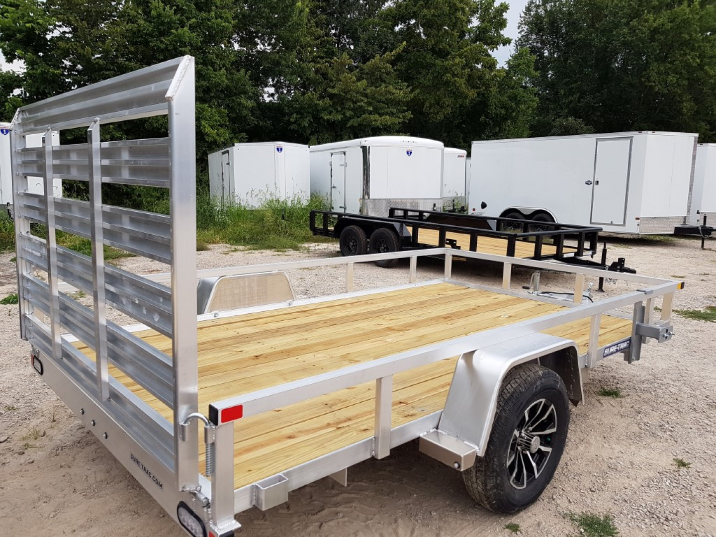 New 2023 Sure-Trac 7 X 12 Aluminum Tube Top 3K Idler