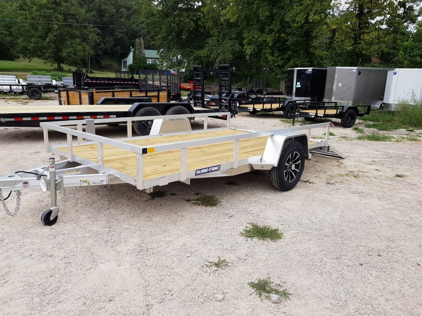 New 2023 Sure-Trac 7 X 12 Aluminum Tube Top 3K Idler