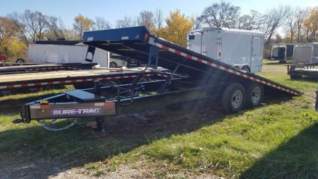 New 2025 Sure-Trac 8.5 x 22 Powertilt Deckover 14K