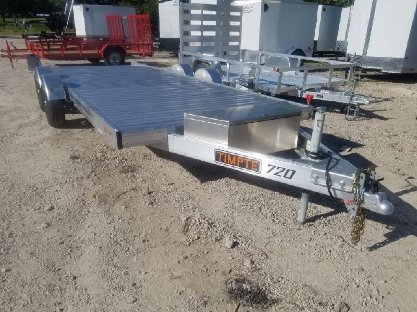 New 2023  Timpte Hydraulic 7x20 REV Aluminum Car Hauler 7k GVWR