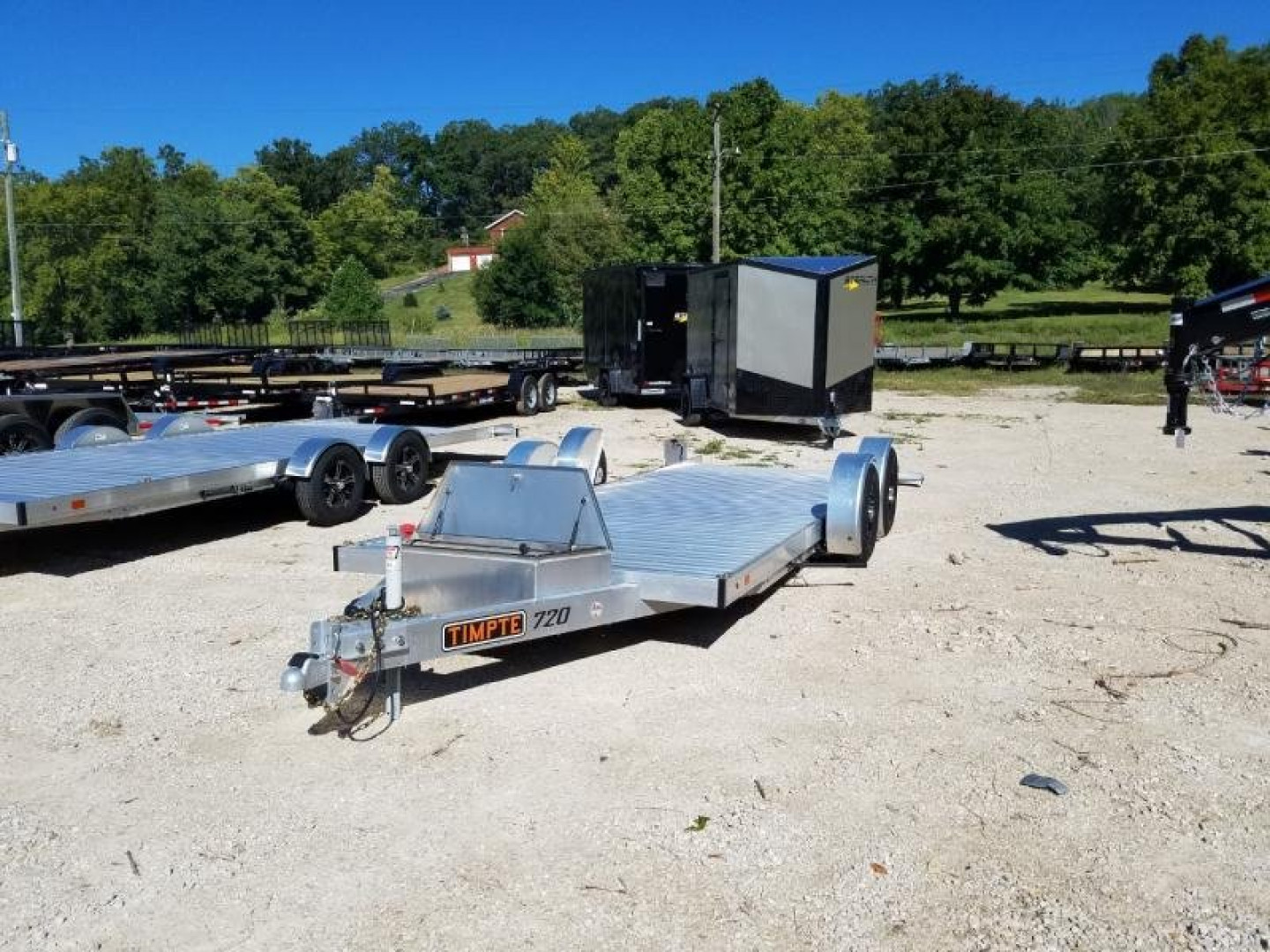 New 2023  Timpte Hydraulic 7x20 REV Aluminum Car Hauler 7k GVWR