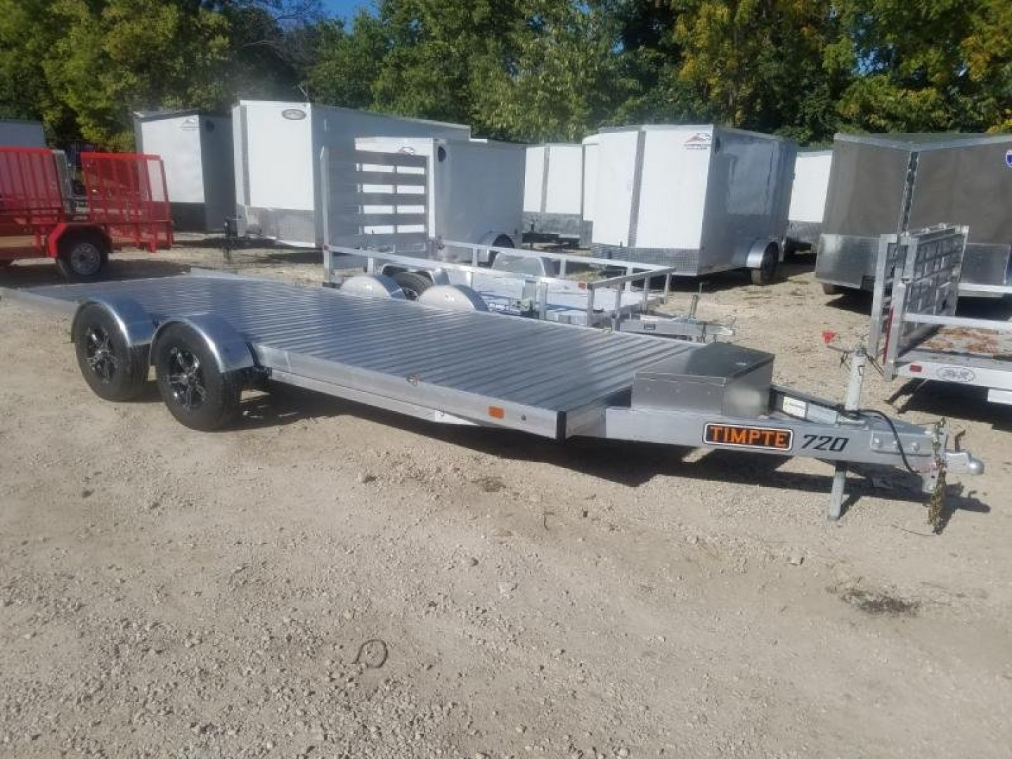 New 2023  Timpte Hydraulic 7x20 REV Aluminum Car Hauler 7k GVWR