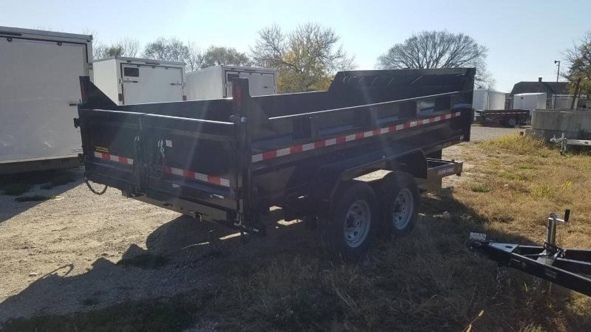 New 2024 Sure-Trac 82x14 Telescopic Dump Trailer 14k