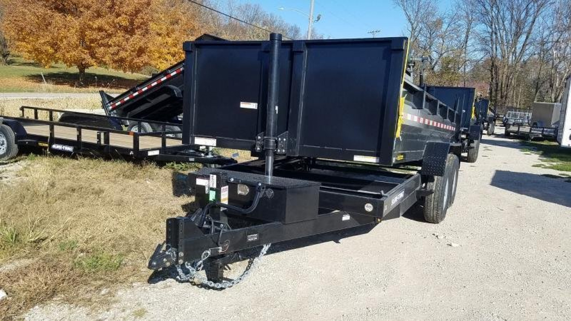 New 2024 Sure-Trac 82x14 Telescopic Dump Trailer 14k