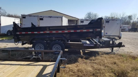 New 2024 Sure-Trac 82x14 Telescopic Dump Trailer 14k