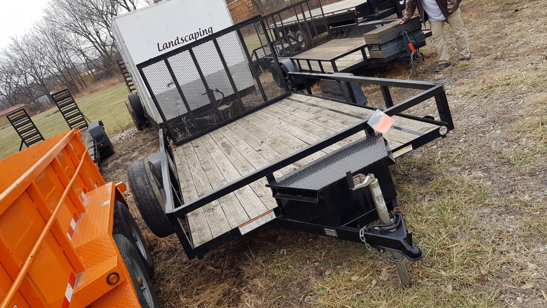 Used 2020 Sure-Trac 7x12 Tube Top Utility Trailer w/Gate