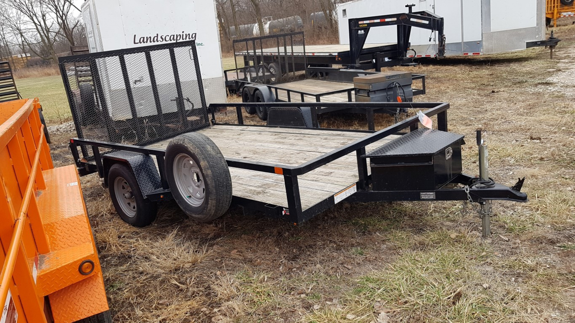 Used 2020 Sure-Trac 7x12 Tube Top Utility Trailer w/Gate