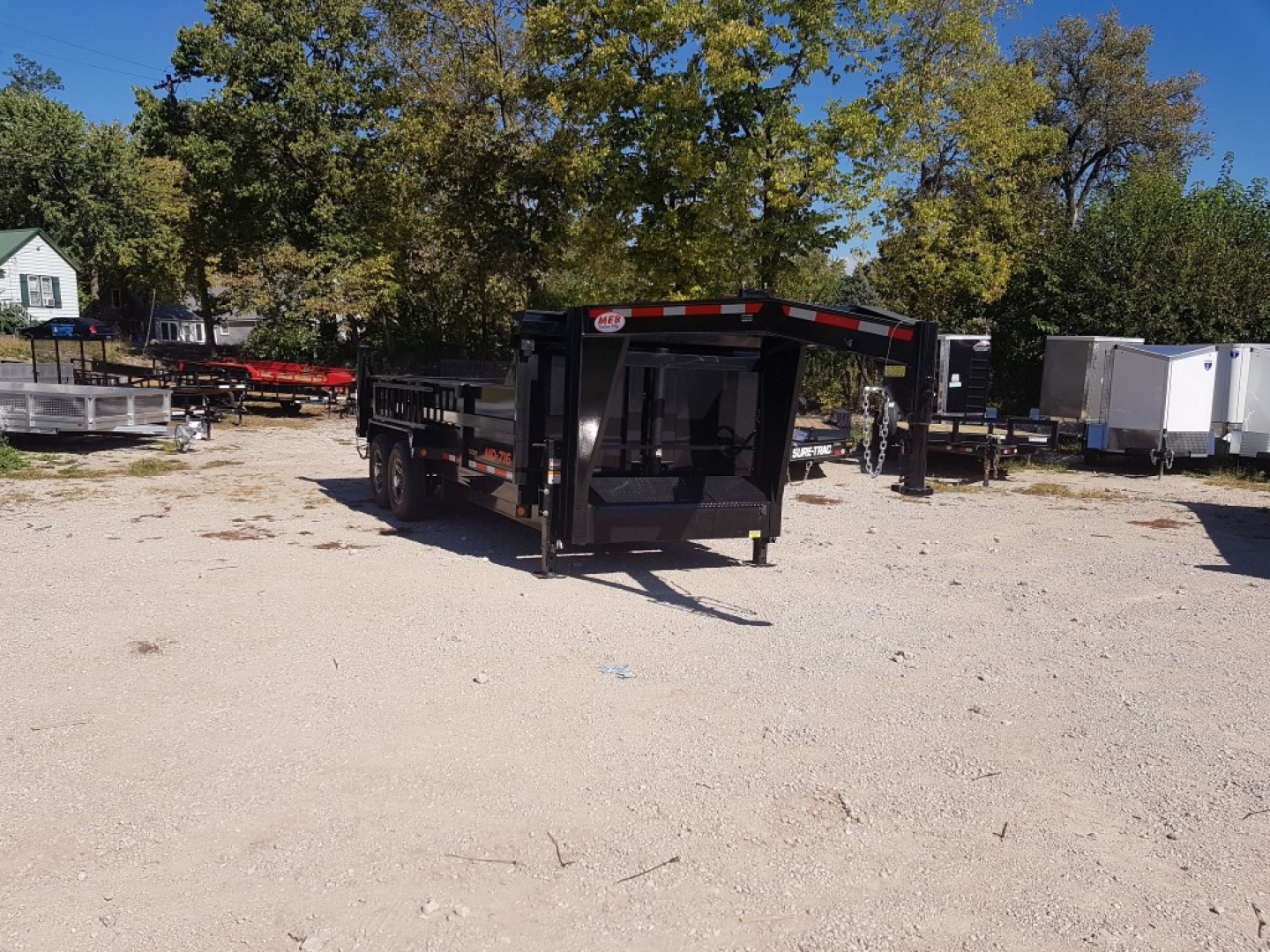 New 2026 MEB 82x16 Gooseneck 16K Telescopic Dump Trailer