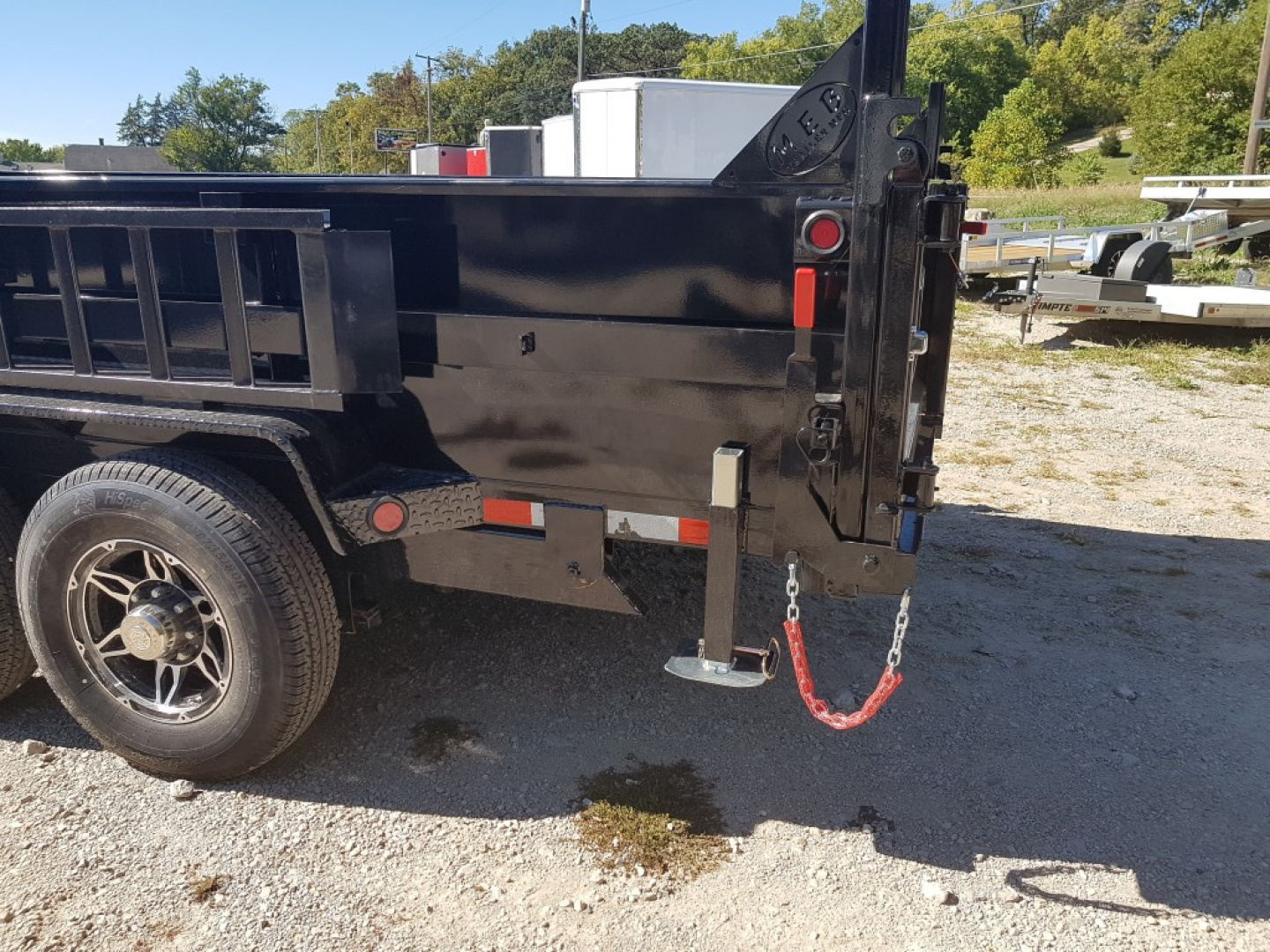 New 2026 MEB 82x16 Gooseneck 16K Telescopic Dump Trailer