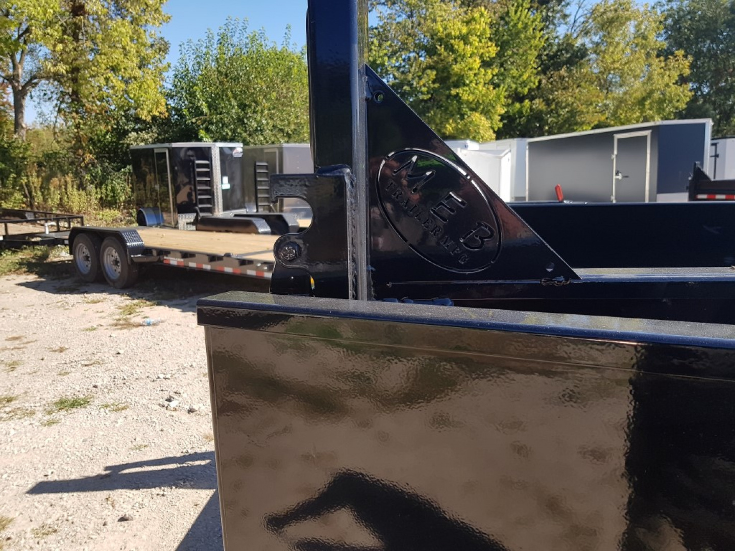 New 2026 MEB 82x16 Gooseneck 16K Telescopic Dump Trailer