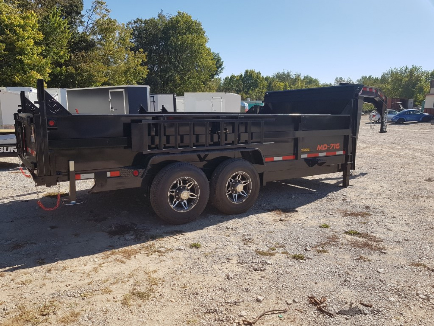 New 2026 MEB 82x16 Gooseneck 16K Telescopic Dump Trailer