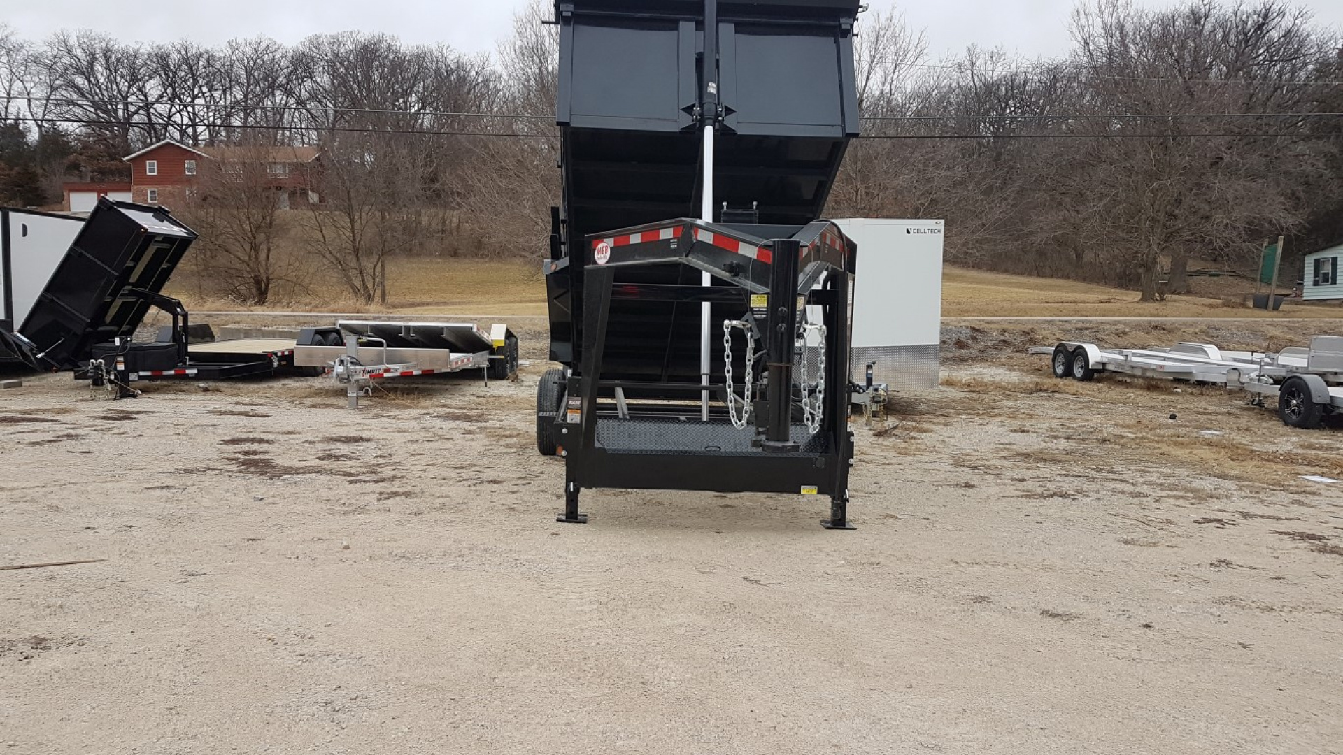 New 2026 MEB 82x16 Gooseneck 16K Telescopic Dump Trailer