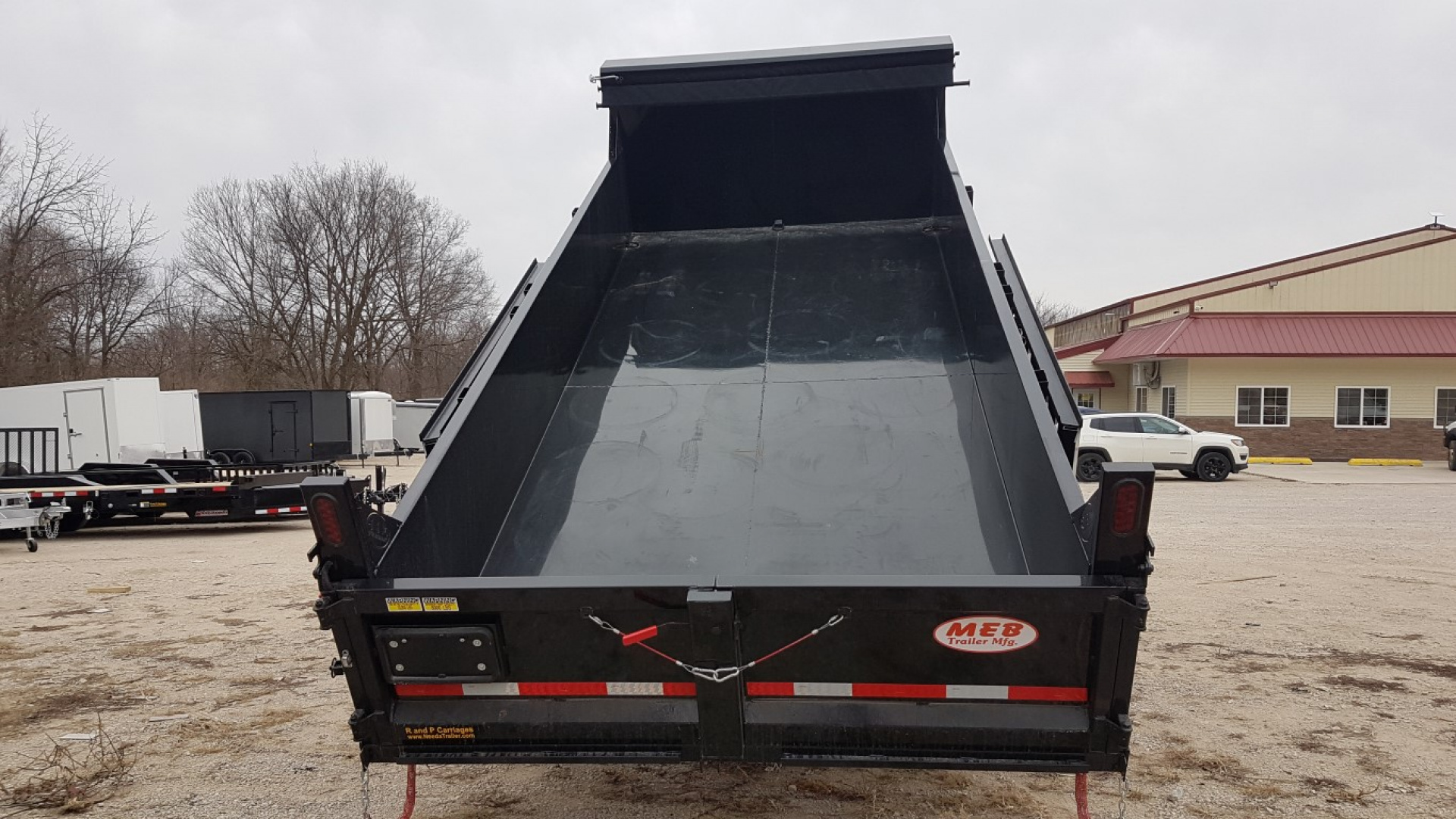 New 2026 MEB 82x16 Gooseneck 16K Telescopic Dump Trailer