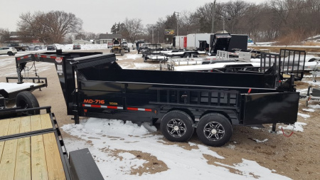 New 2026 MEB 82x16 Gooseneck 16K Telescopic Dump Trailer