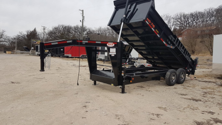 New 2026 MEB 82x16 Gooseneck 16K Telescopic Dump Trailer