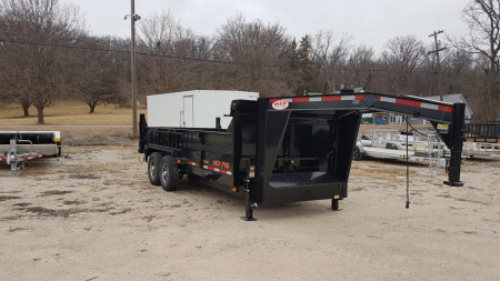 New 2026 MEB 82x16 Gooseneck 16K Telescopic Dump Trailer