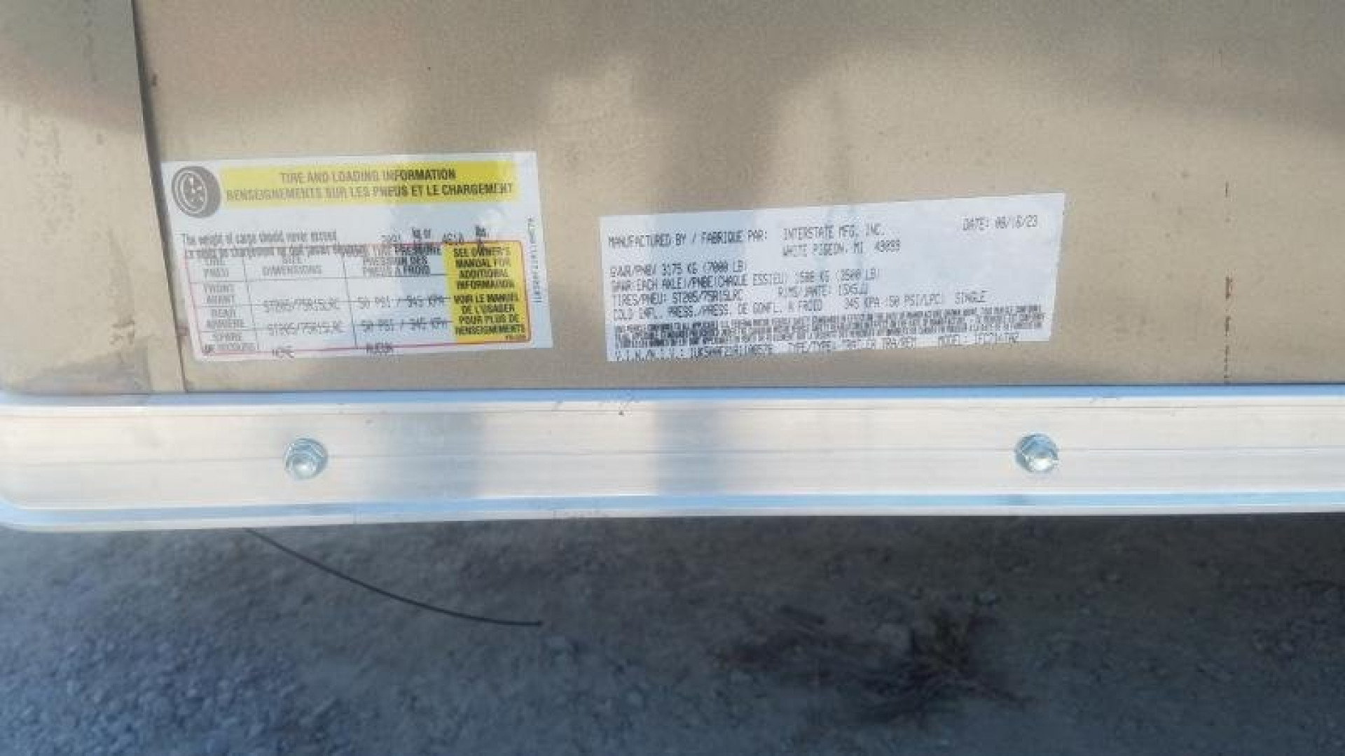 New 2024 Interstate 7x14 IFC Low Profile Motorcycle Trailer